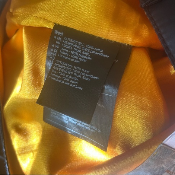 B by Burton Snowboard Ski Pants Black with Yellow Lining Mens Small - Picture 8 of 10